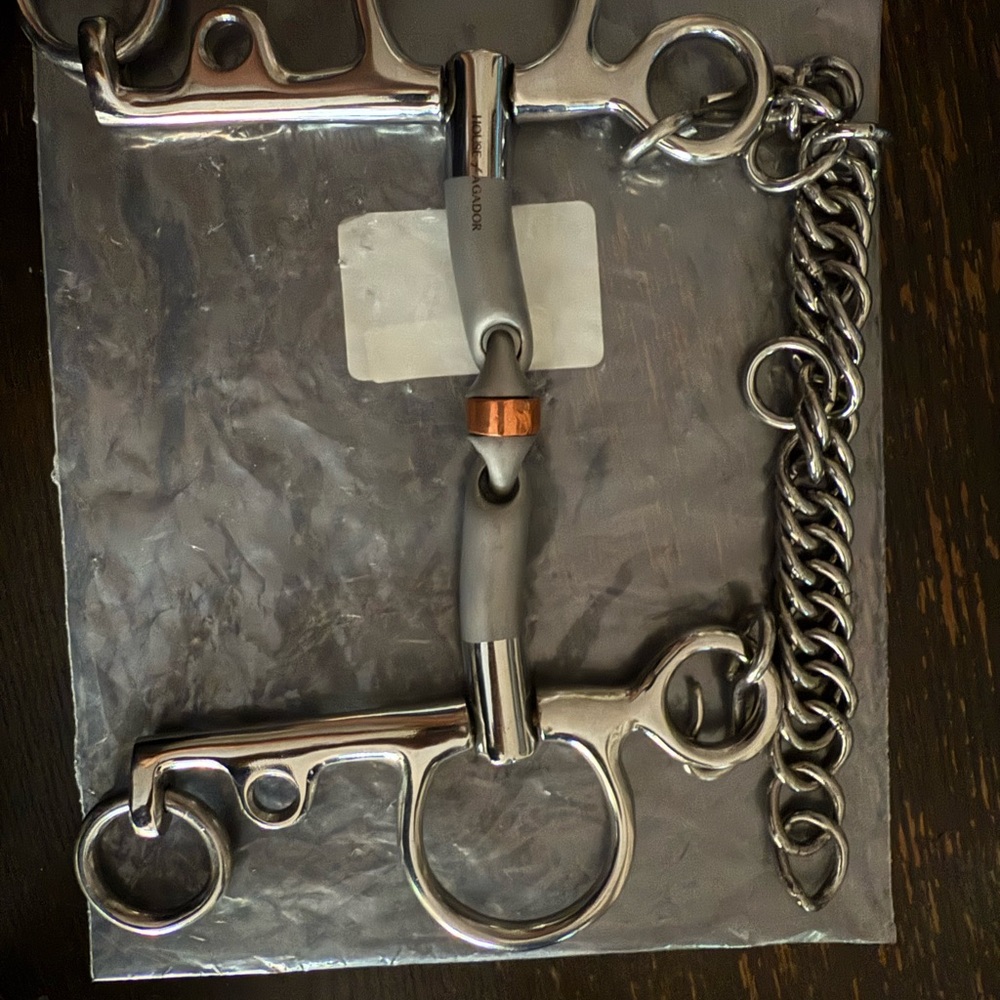 NEW UNUSED AGADOR’S PELHAM BIT 5”